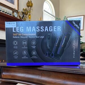 Full Leg Compression Muscle Massager Circulation Post-Workout Recovery Knee Foot